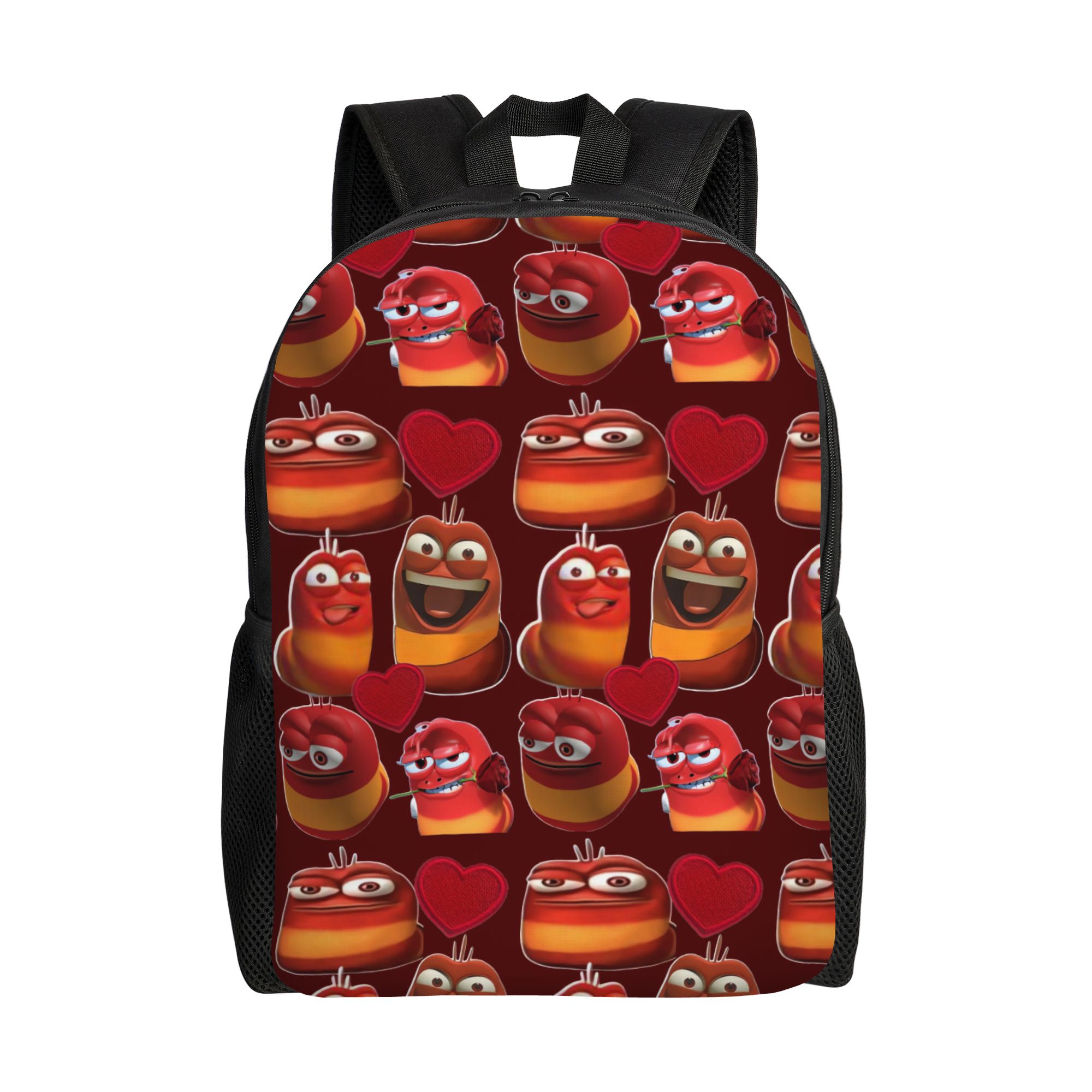 School Backpack Teen - Larva Gele Larva Rode Rugzak Sportrugzakken