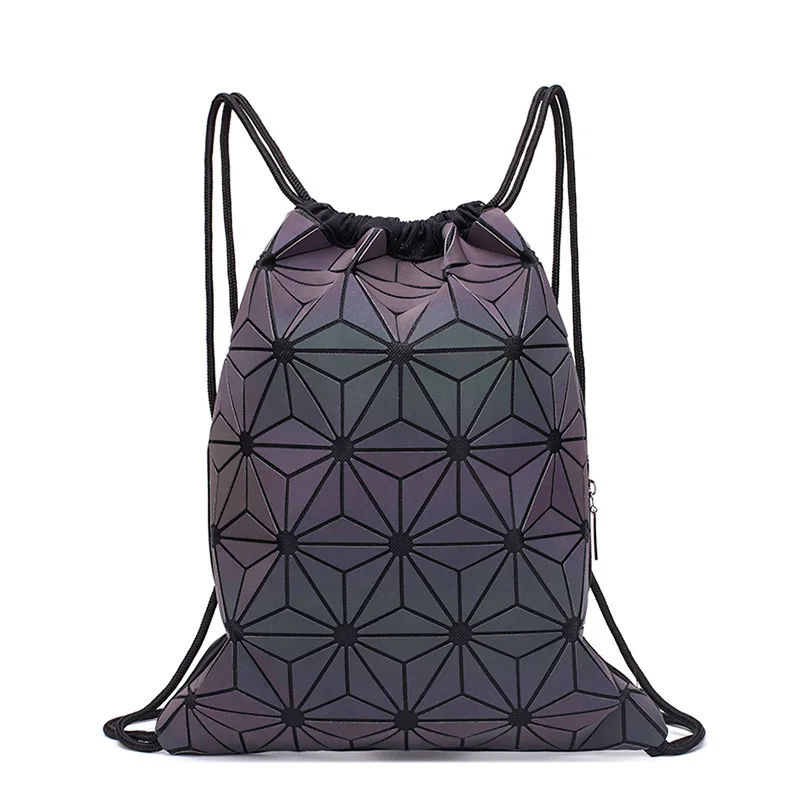 Fashion Backpack Women - Nieuwe damesrugzakken met trekkoord Holografische rugzak