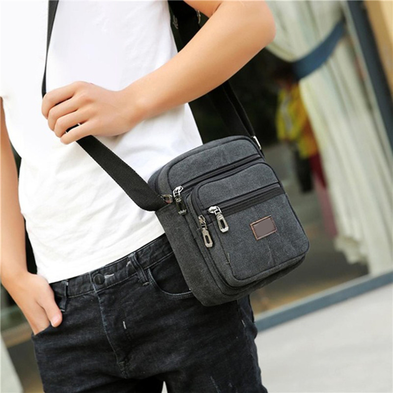 Schoudertas voor heren Zakelij - Canvas Backpack Casual recensie en prijs