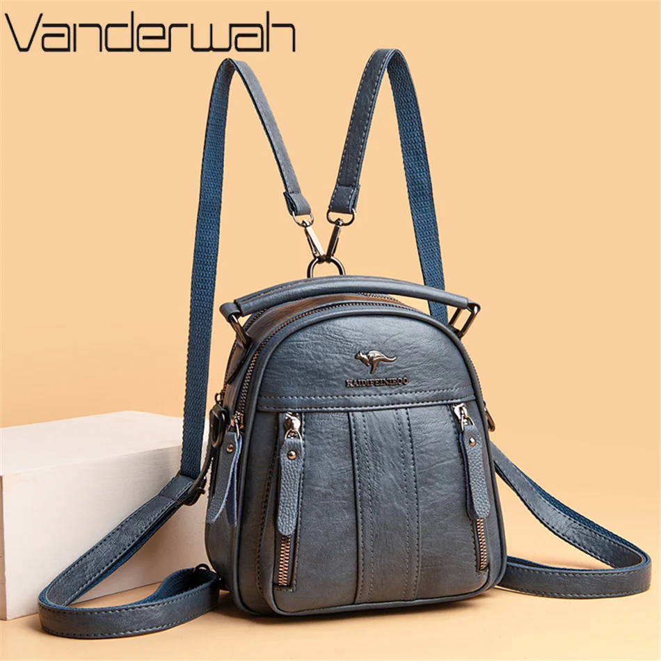 4-in-1 leren rugzakken Multifu - Mini Backpack Purse recensie en prijs
