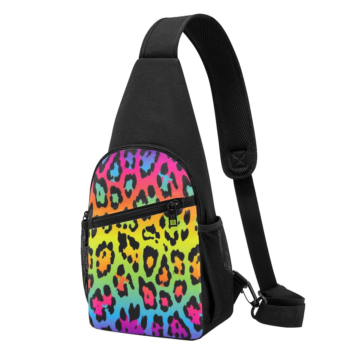 Regenboogluipaardprint Borstta - Sling Backpack Shoulder recensie en prijs