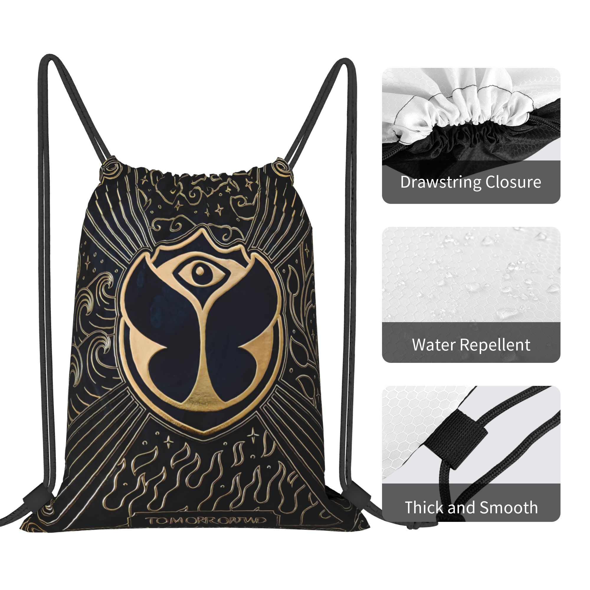Tomorrowlands Rugzak met trekk - Drawstring Gym Bag recensie en prijs