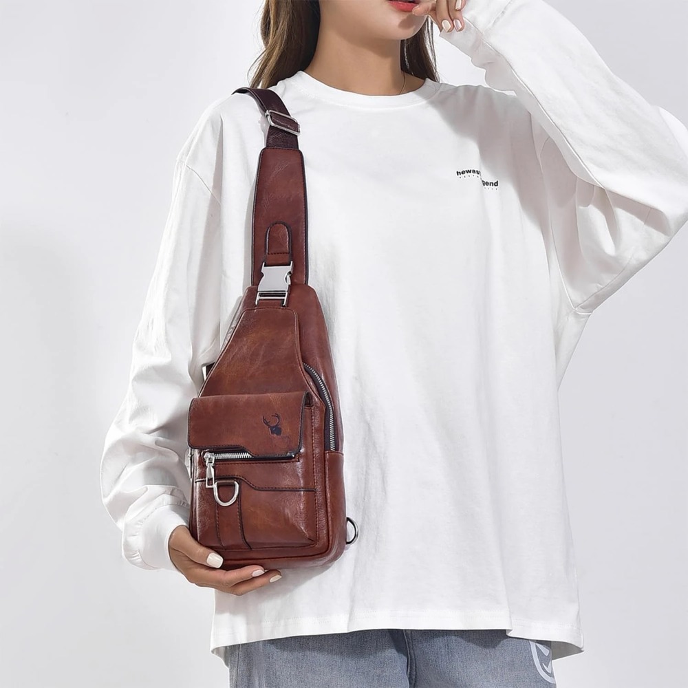 Schoudertas voor heren, crossb - Sling Backpack Shoulder recensie en prijs
