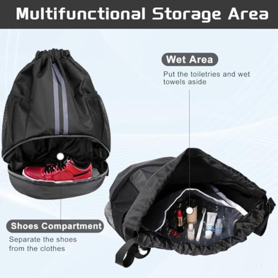 Sportrugzak met trekkoord en s - Drawstring Gym Bag recensie en prijs
