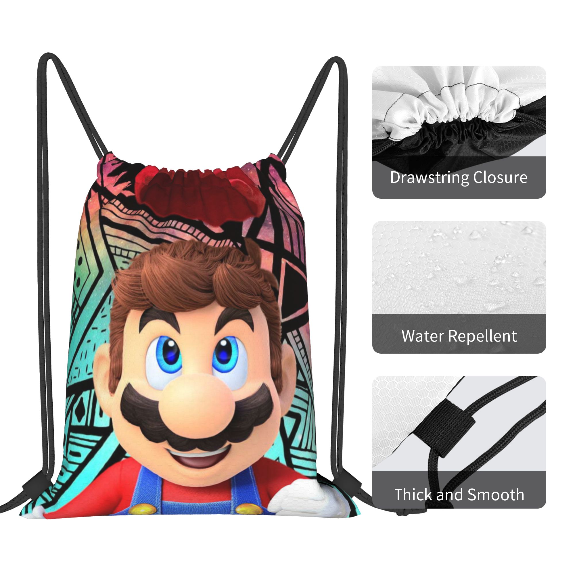 Aangepaste M-Marioes videogame - Drawstring Gym Bag recensie en prijs