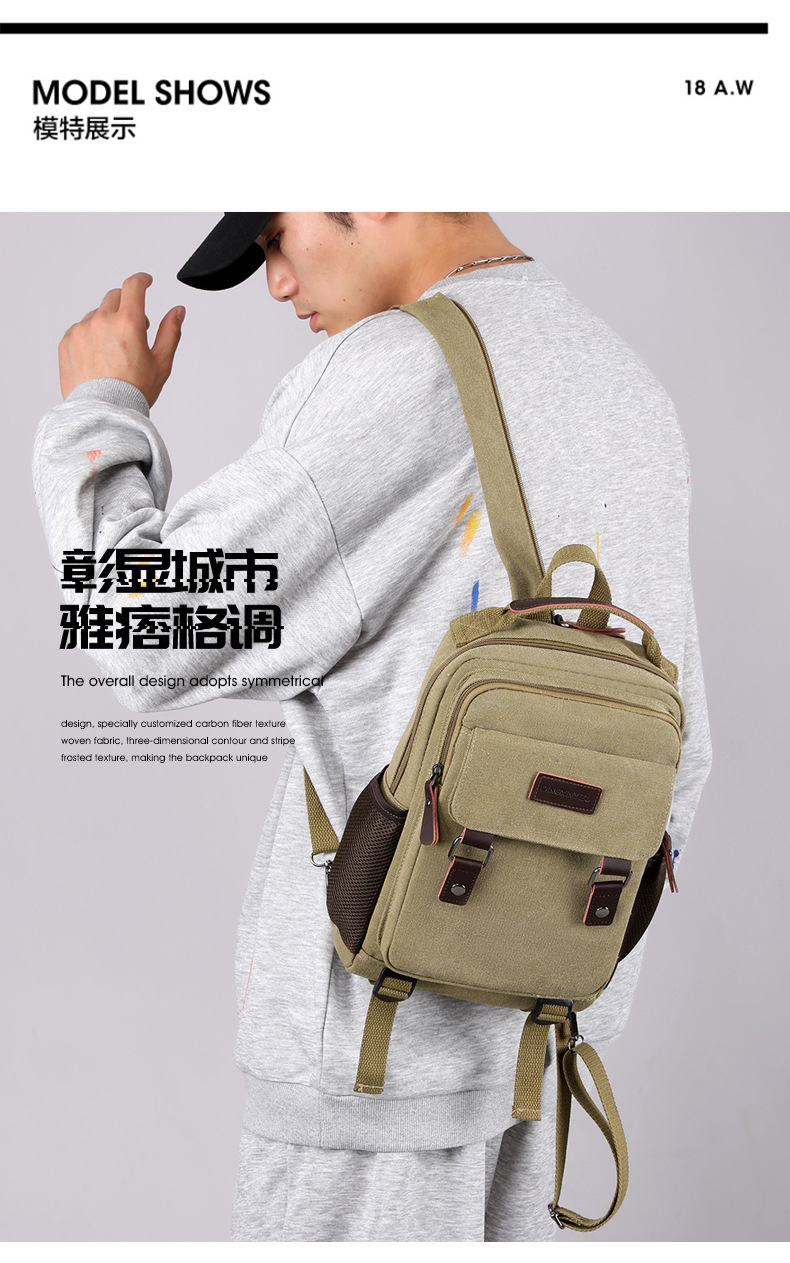 Nieuwe Canvas Borsttas Mannen  - Canvas Backpack Casual recensie en prijs