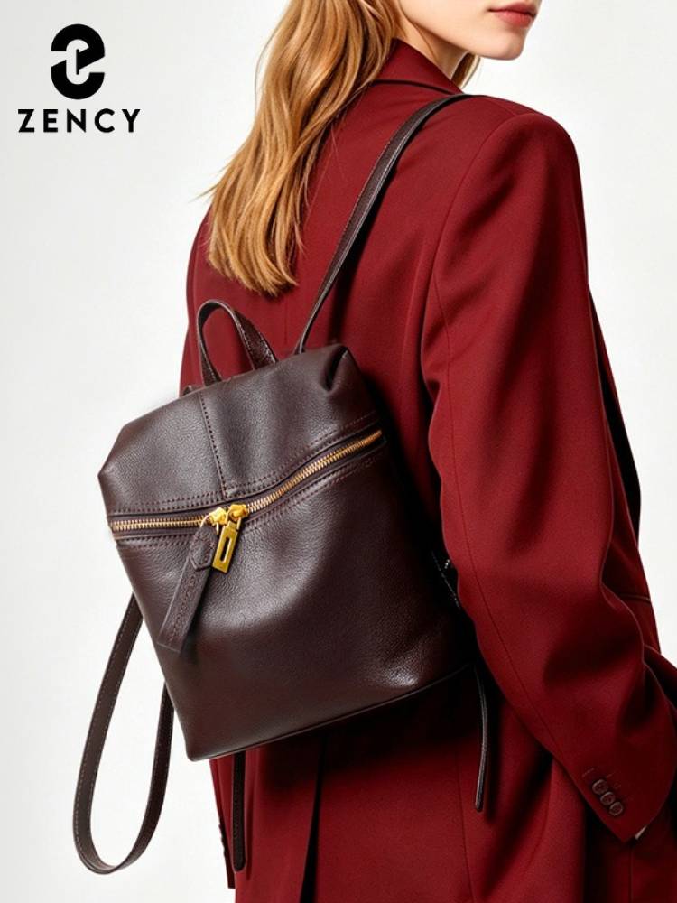 Zency Dames Echt Lederen Rugza - Leather Backpack Vintage recensie en prijs