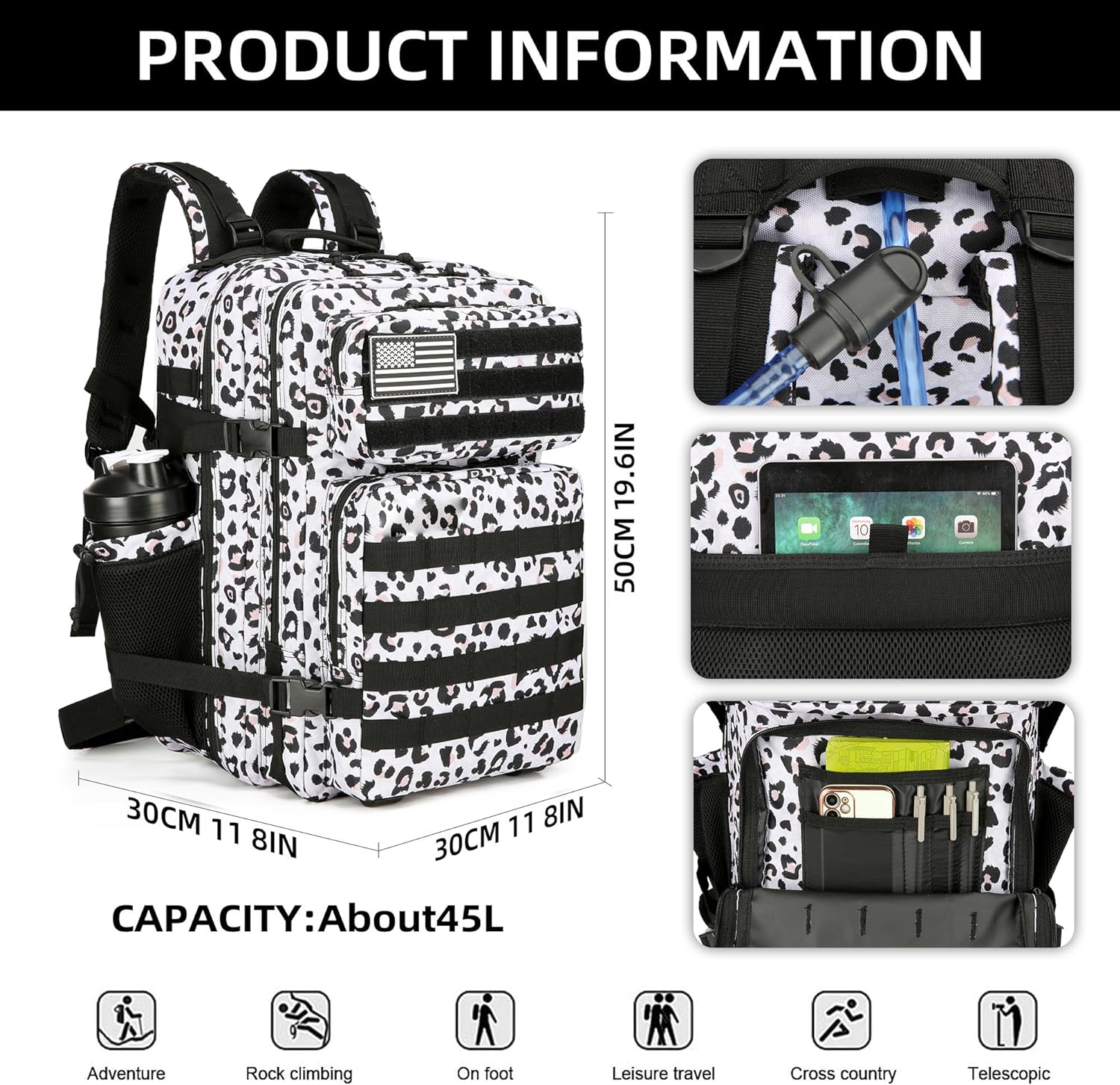 Grote 45l 3P Tactische Rugzak  - Rucksack Military Style recensie en prijs