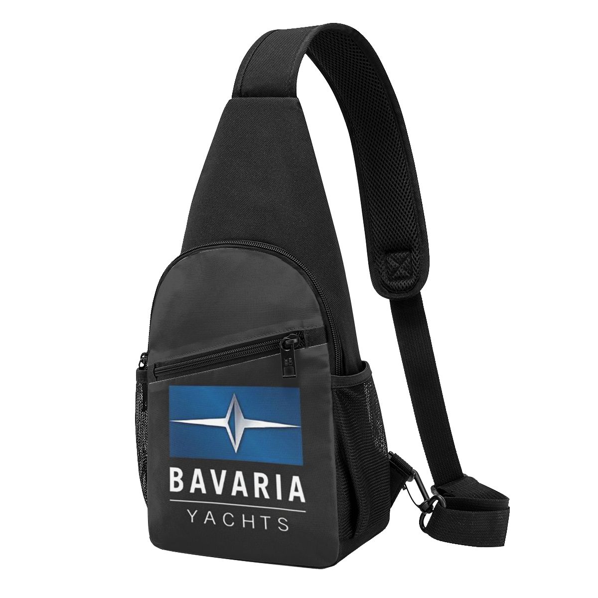 Bavaria Yachts Blue Silver Log - Sling Backpack Shoulder recensie en prijs